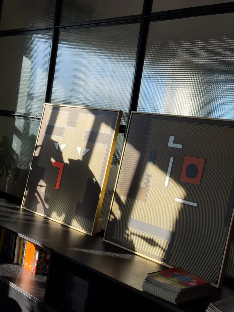 Alpha Cat - Rišo by Zolo Kis — alpha Cat - Rišo and Mr.Dog - ZAK portraits displayed together by a window