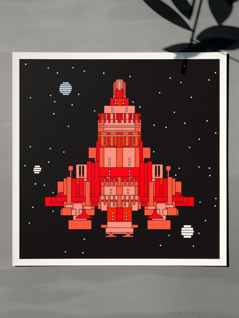 Lumen Ark 11 fine art print by Zolo Kis — unframed sheet seen from the front