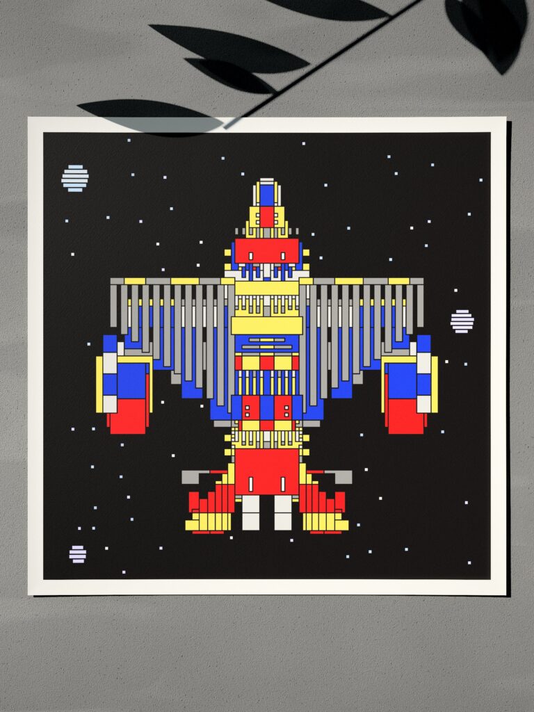 Solace Craft 8 fine art print by Zolo Kis — unframed sheet seen from the front