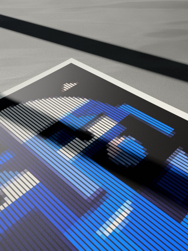 The Healer fine art print by Zolo Kis — low-angle view of a corner of the sheet