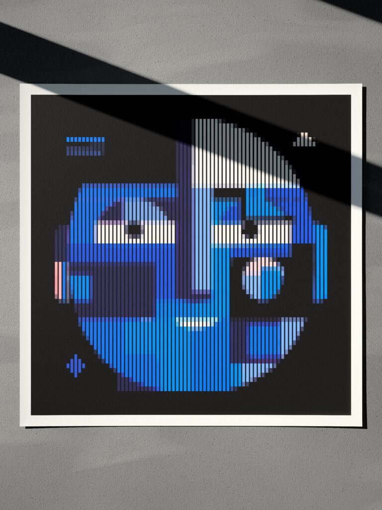 The Healer fine art print by Zolo Kis — unframed sheet seen from the front in window light
